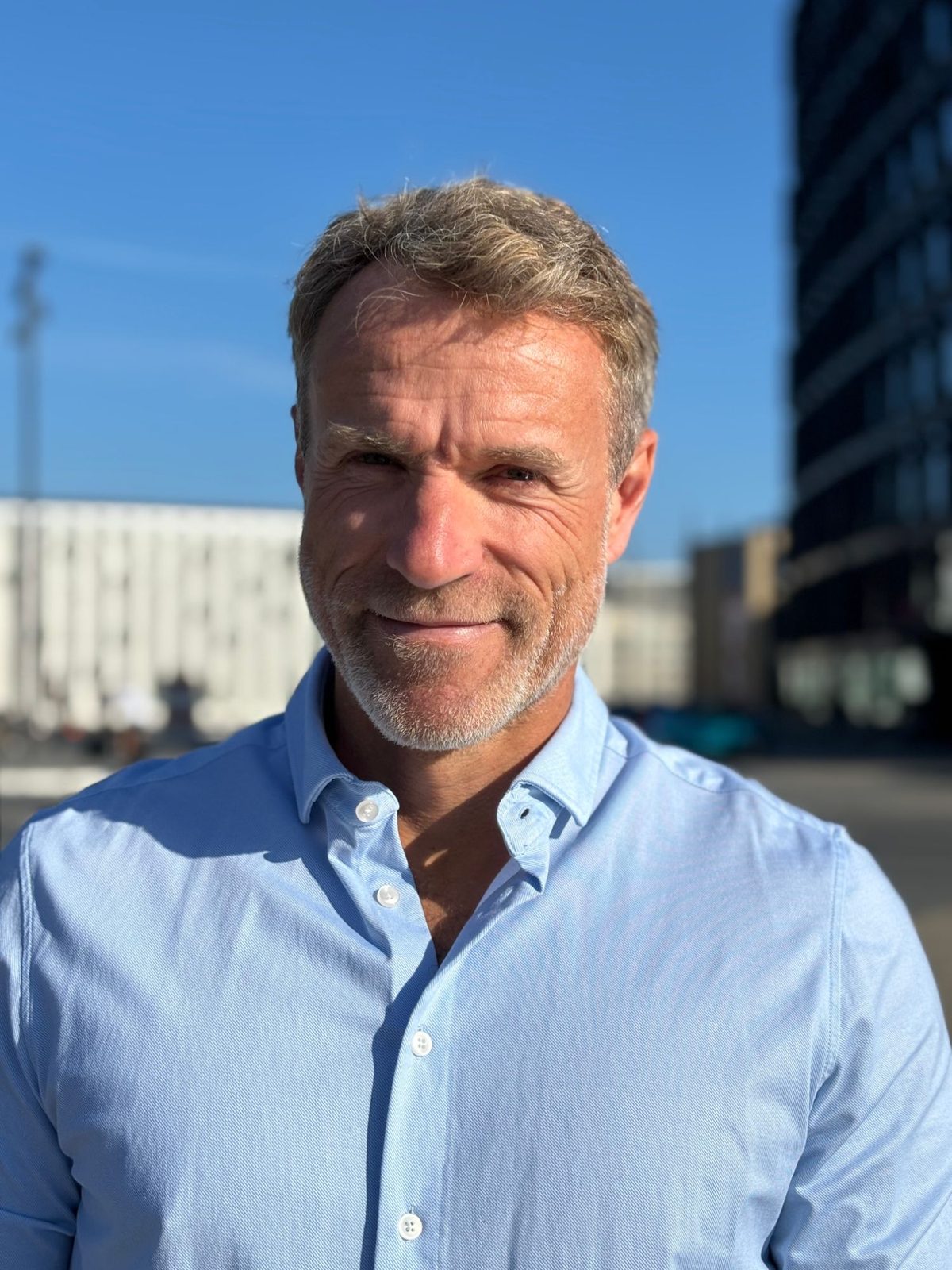 Jonas Haukaas smiler